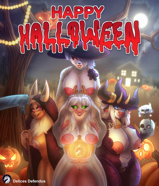Limited Poster Délices Défendus – Halloween 2025 🎃 Size: 42 × 59.4 cm / 16.5 × 23.4 in (A2)