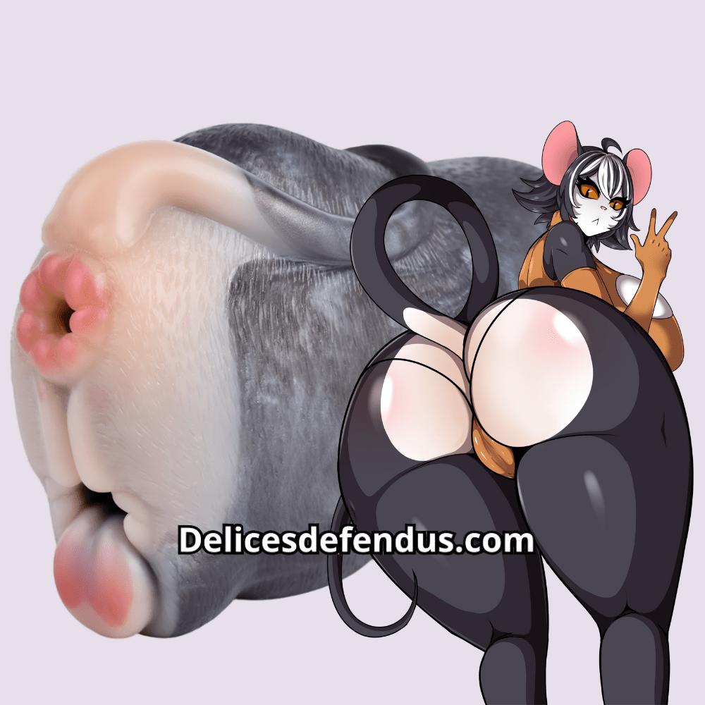 Mouse furry fleshlight masturbator sextoy for men yiff hentai feral bestiality fantasy rodent toy