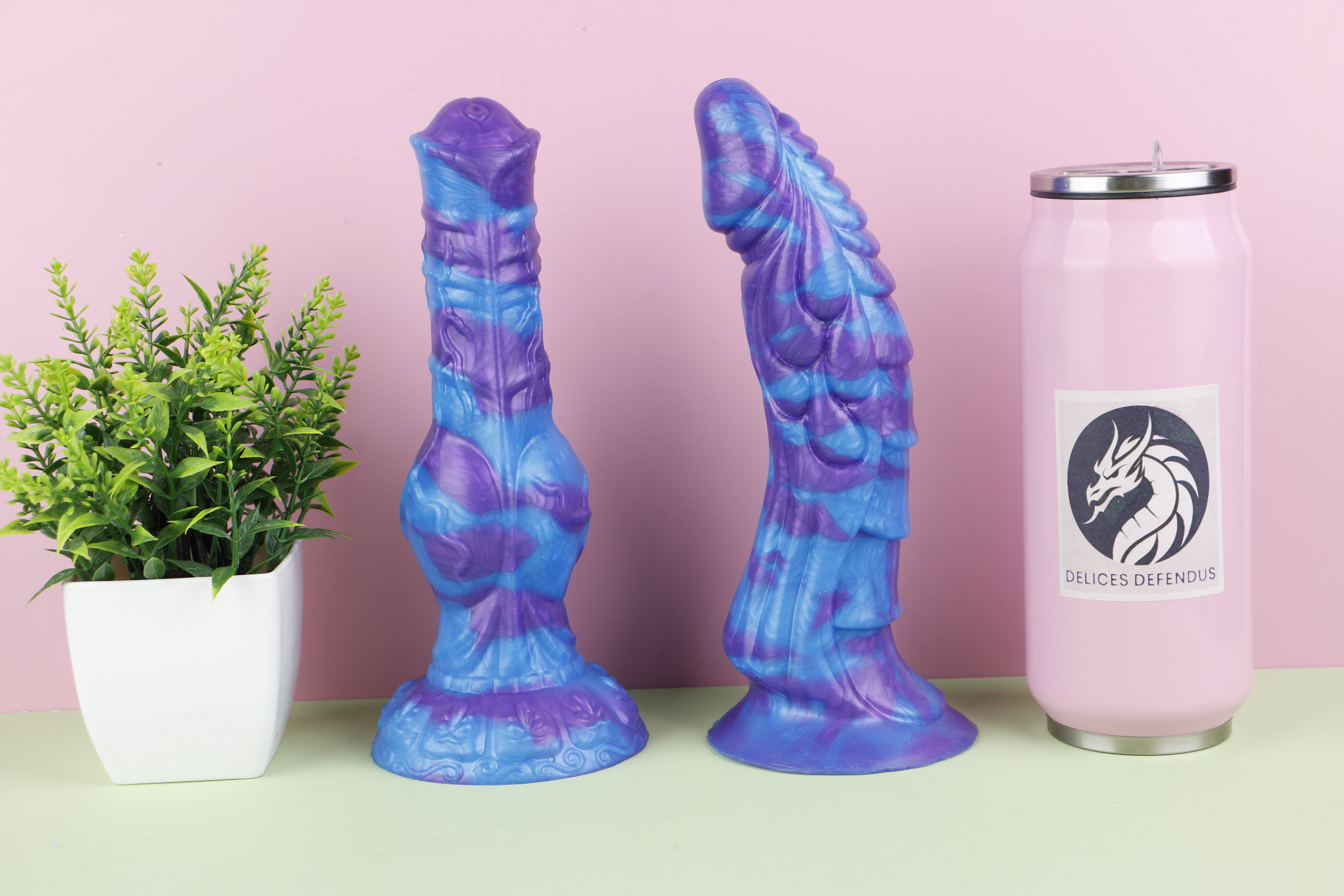 Alien creature furry dildo made from body-safe silicone, premium fantasy toy and Bad Dragon alternative.