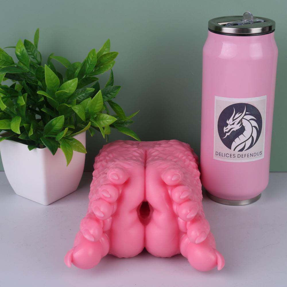 Amy Rose furry footjob fleshlight for sonic porn and anthro foot fetish lovers, pink furry feet sextoy with realistic paw design, yiff toy for hardcore pawjob fantasy and intense furry masturbation sessions.