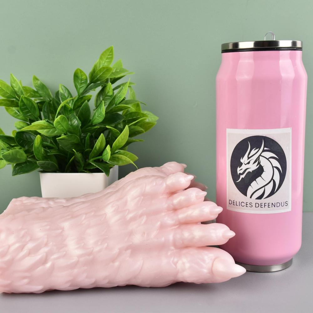 Yiff-ready furry fleshlight featuring Amy Rose’s feet from Sonic, with soft pink toes and detailed paw pads, fetish-focused footjob toy for immersive sonic porn and furry sex fantasies.