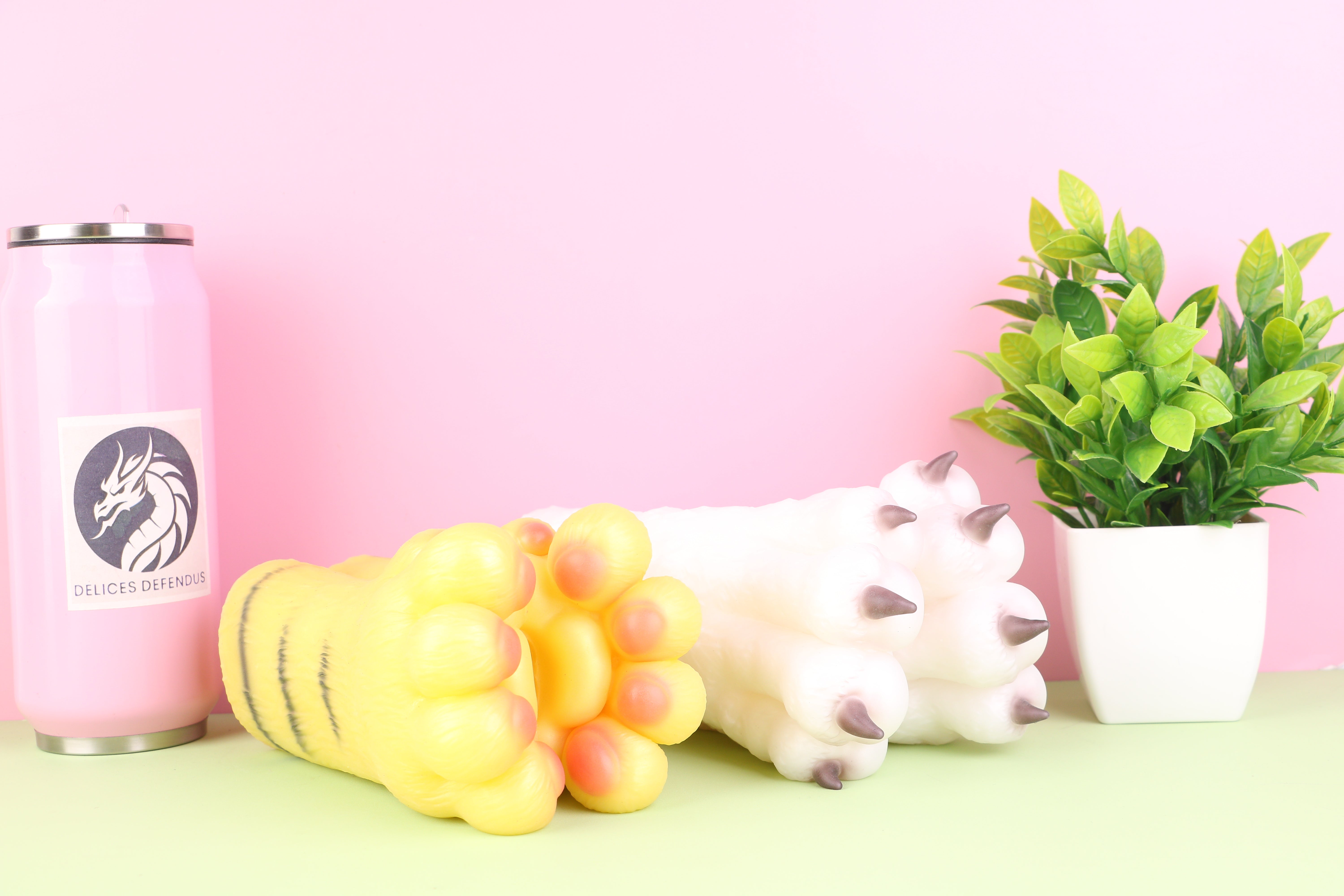 Ankha Egyptian Cat Furry Foot Toy – Premium Paw Masturbator with Golden Ankha Feet Design, Soft Silicone Toes and Enveloping Sleeve for Foot Fetish and Paw Play