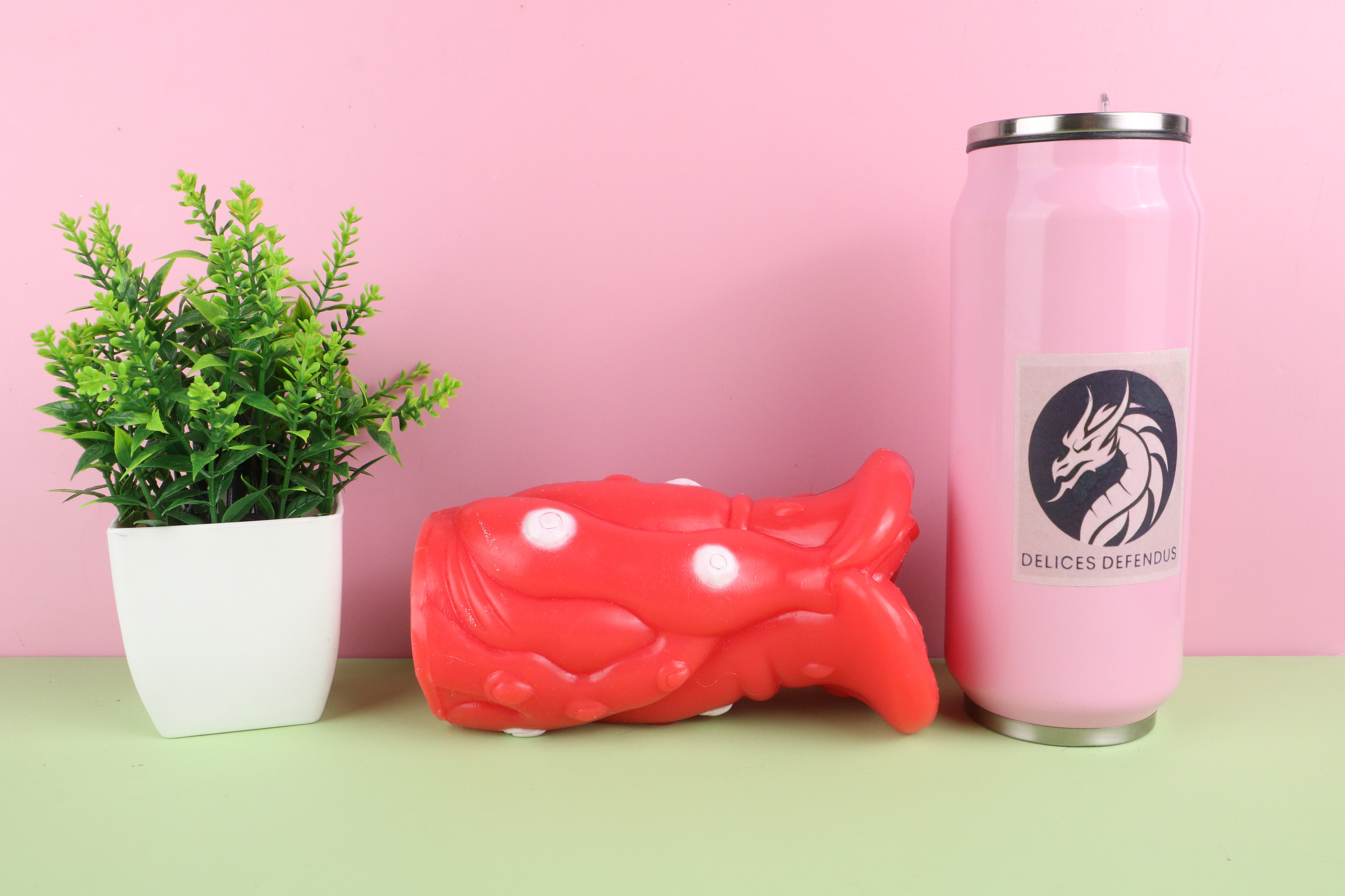 Birdo fantasy creature mouth sleeve featuring a distinctive character-inspired design for furry and monster toy enthusiasts.
