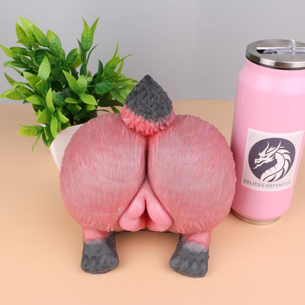 Fleshlight modeled after a thick anthro fox girl with cookie-style ponut and swollen pussy – ultimate furry porn toy for yiff and bestial lovers