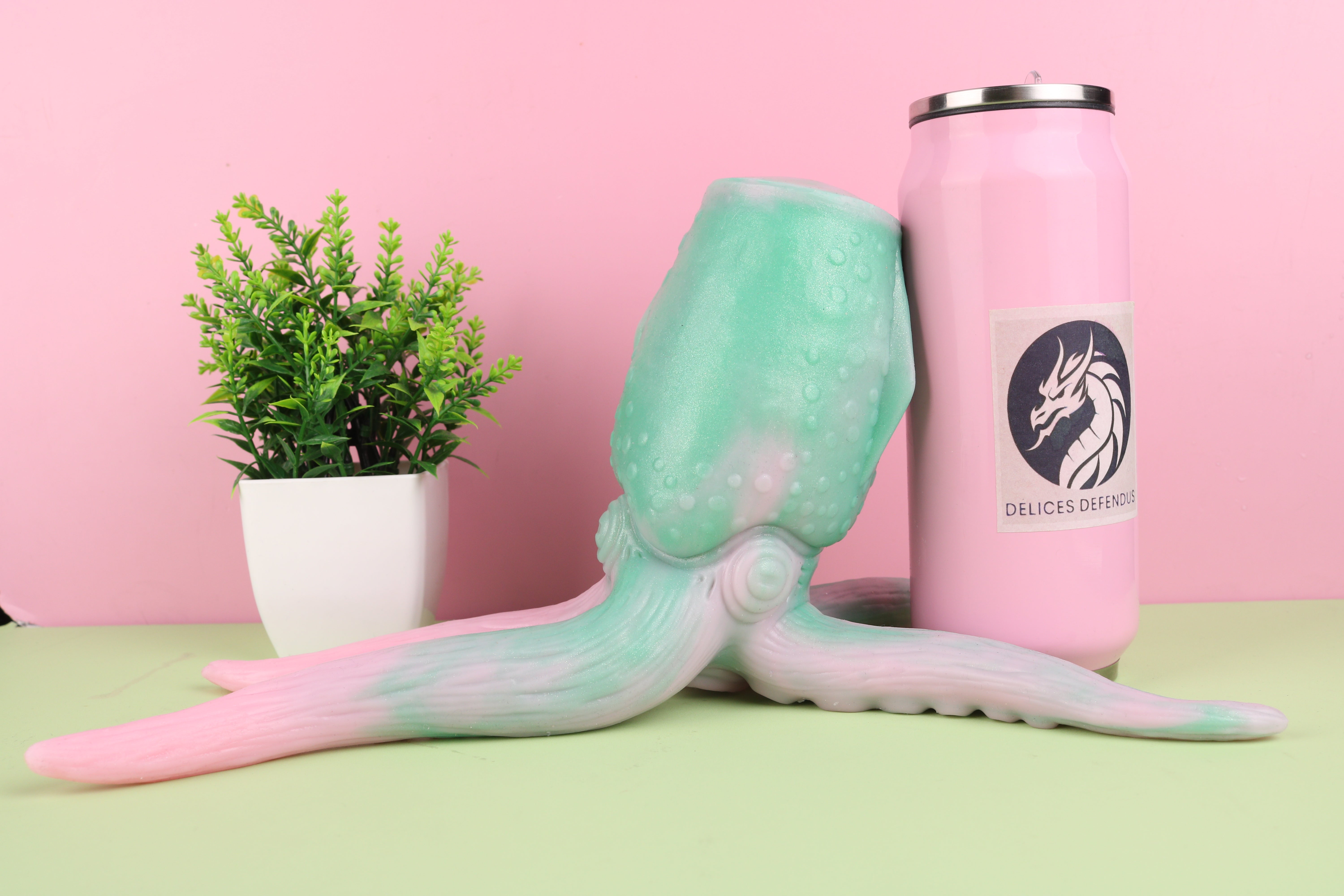 Cosmic tentacle creature furry toy inspired by an otherworldly fantasy octopus
