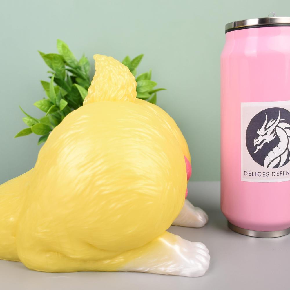 Digimon Renamon porn masturbator, furry sextoy with dual pleasure holes designed for bestiality, yiff, and anthro fetish enthusiasts