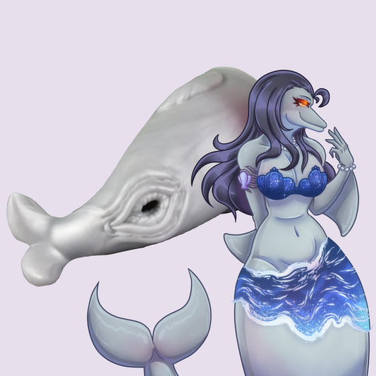 Dolphin furry masturbator sextoy – anthro dolphin fantasy toy inspired by marine furry characters and fantasy creature designs