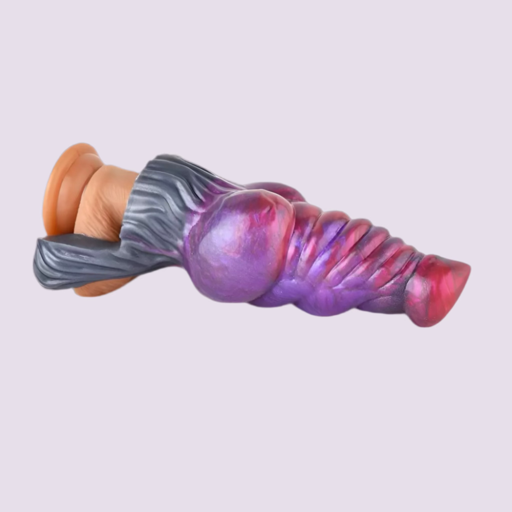 Fantasy furry sheath modeled after a dragon cock – full textured sleeve for yiff penetration play and bestial transformation roleplay