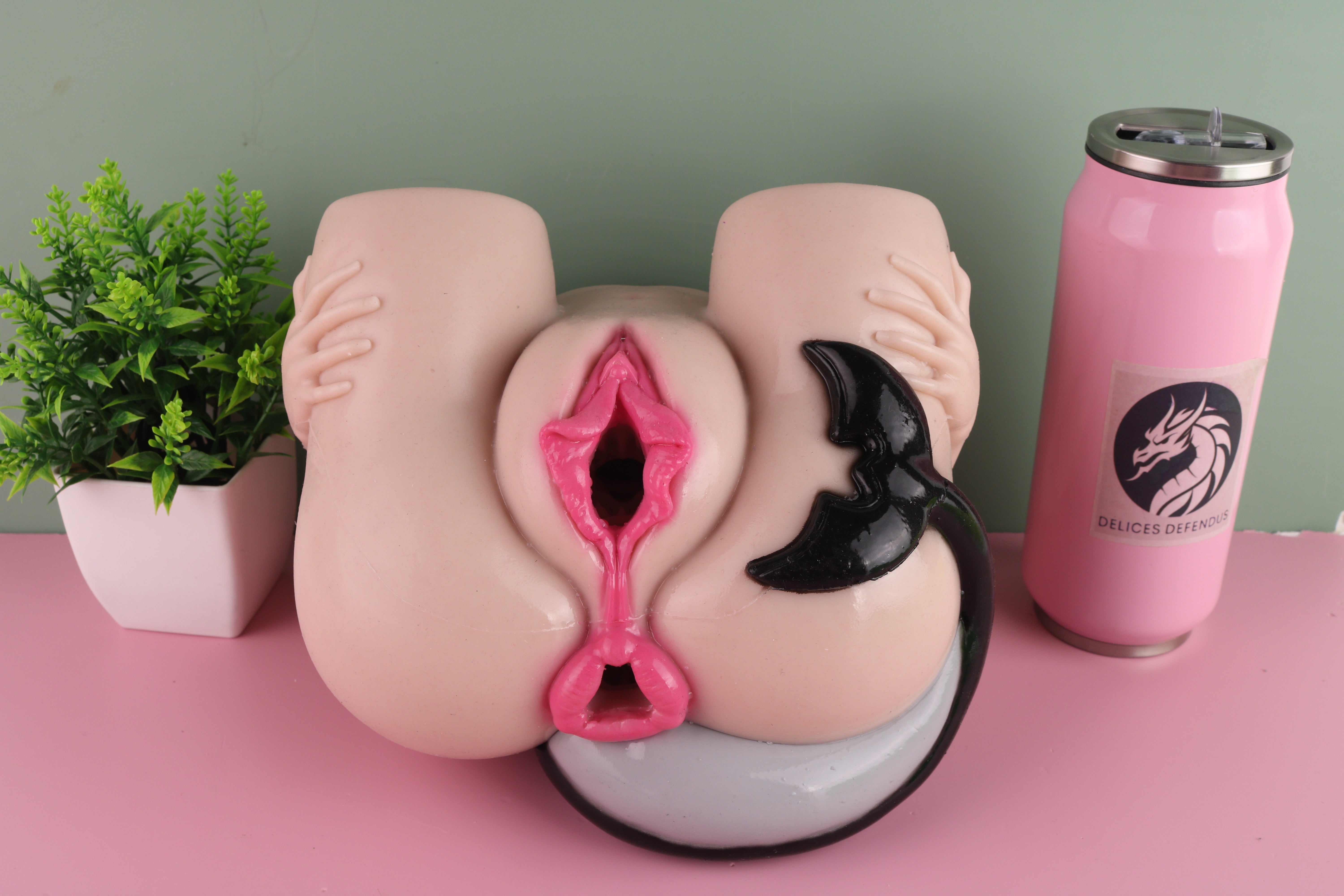Ellen Joe fantasy butt masturbator inspired by Zenless Zone Zero, featuring a curvy shark girl design and 4kg of soft silicone.