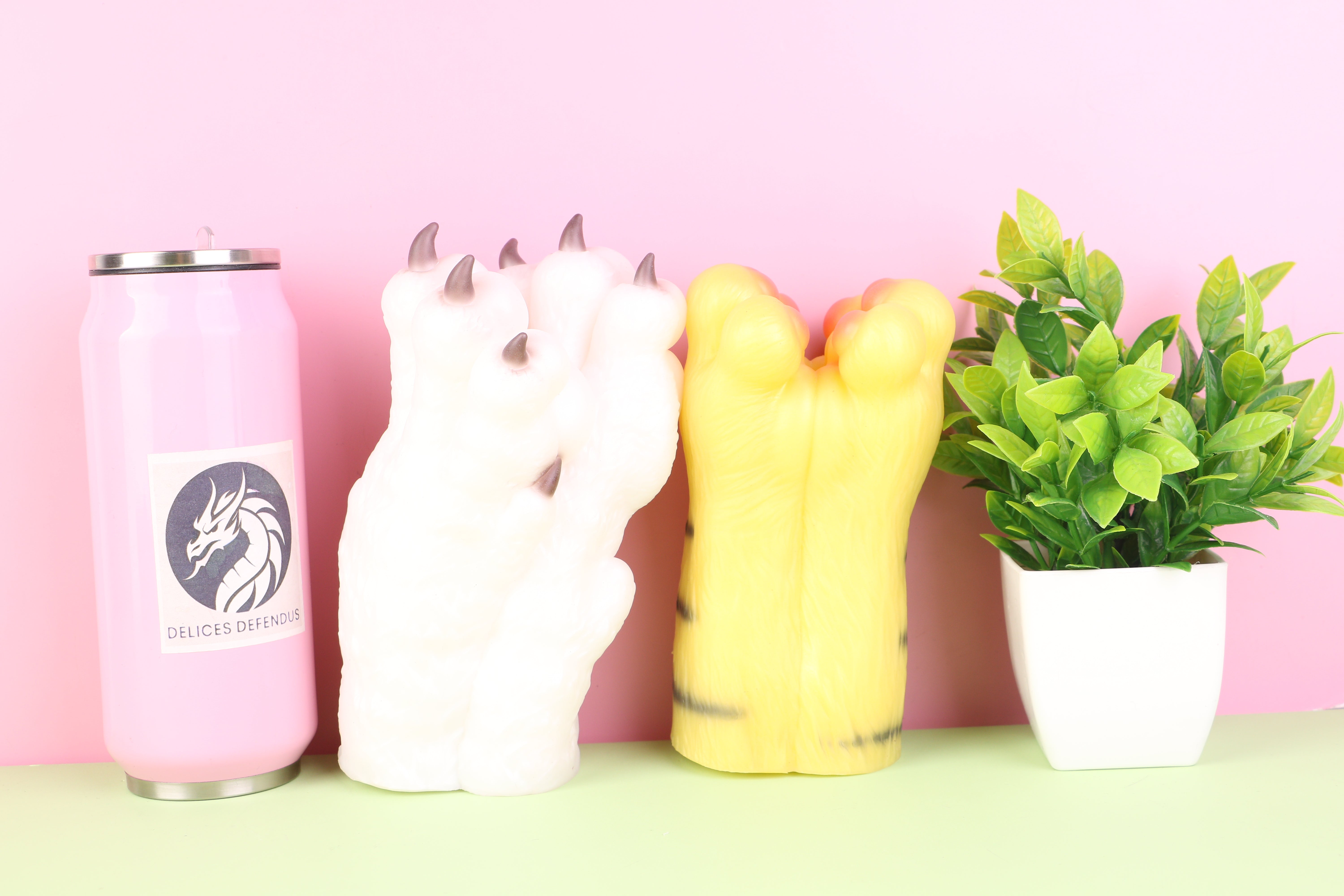 Fantasy Furry Foot Fetish Paw Masturbator Loona Style – Soft Silicone Helluva Boss Inspired Feet Toy with Puffy Pads and Deep Tunnel for Immersive Pawjob Sessions