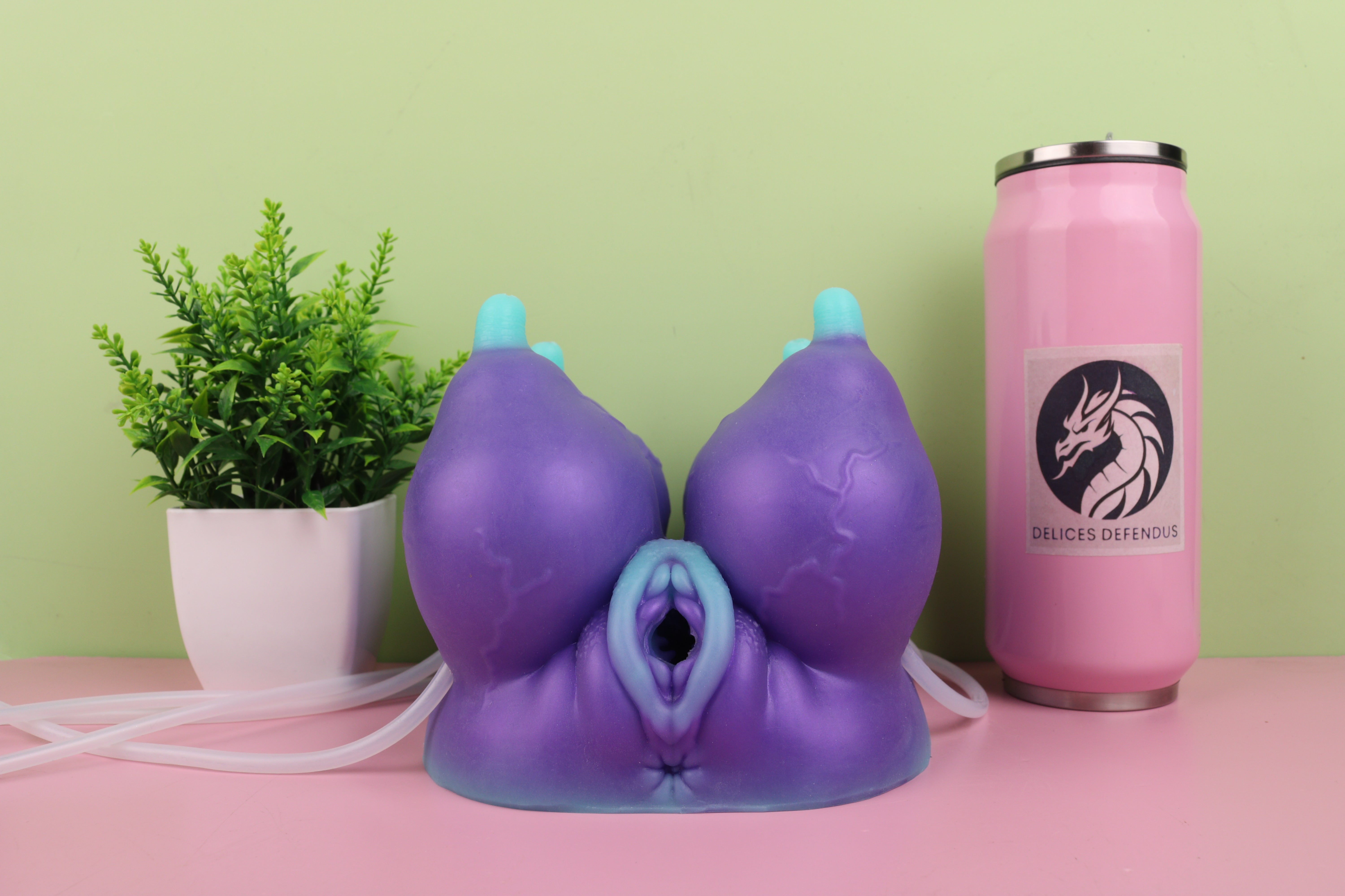 Feral alien fleshlight style furry creature toy with detailed extraterrestrial fantasy aesthetic