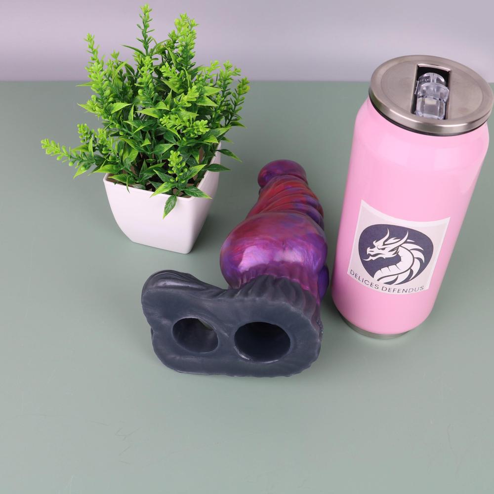 Dragon-themed penis extender toy with intense spiral stimulation – for furry roleplay, anthro sex enhancement, and feral yiff penetration