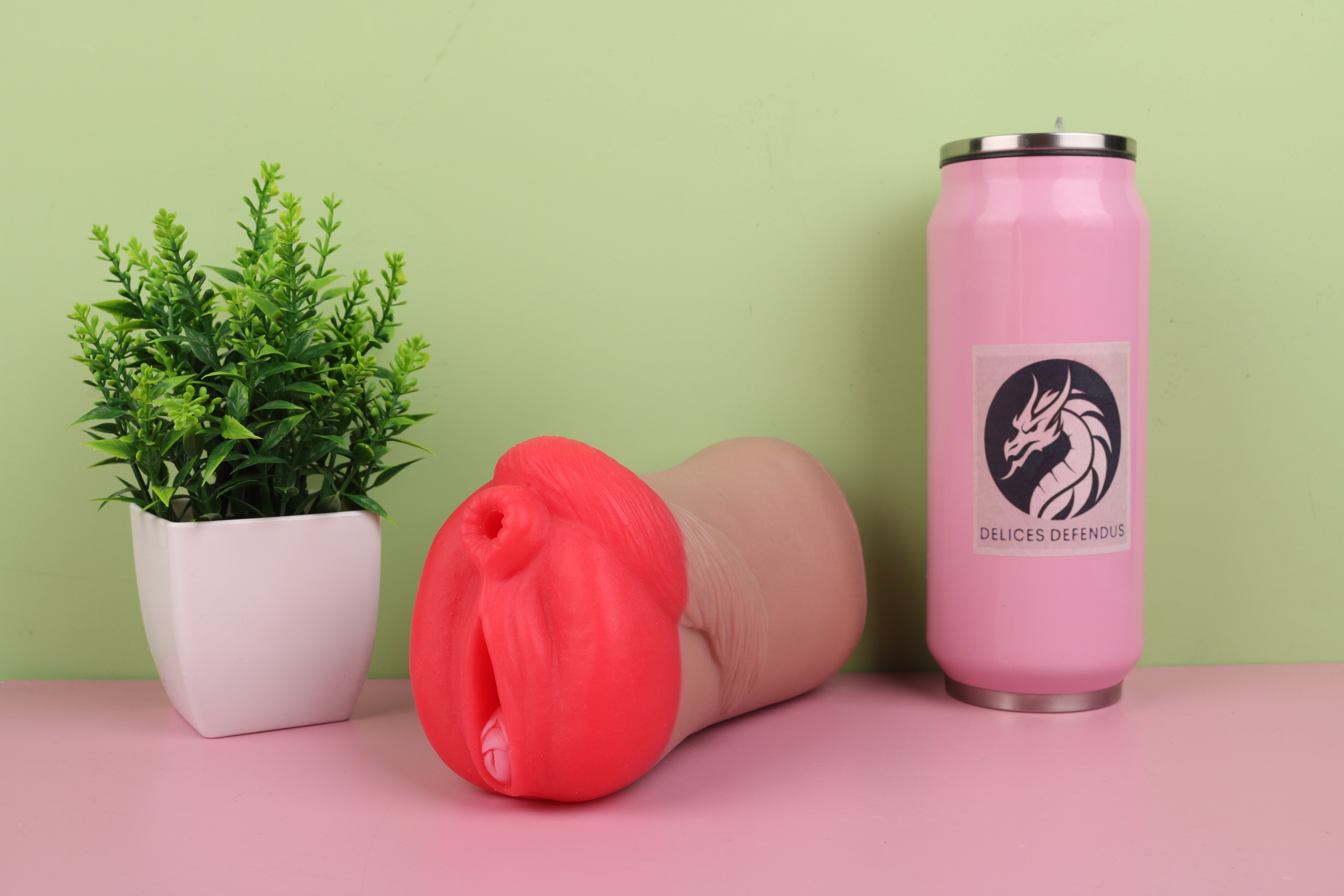 Feral mare sextoy featuring a scarlet equine furry fantasy aesthetic