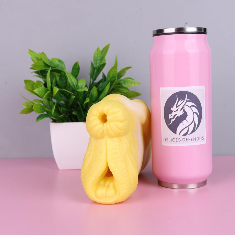 Furry fleshlight inspired by Fluttershy from My Little Pony, soft vaginal and ponut design for fans of furry porn, equine masturbation and mare creampie fantasies – Delices Défendus exclusive toy