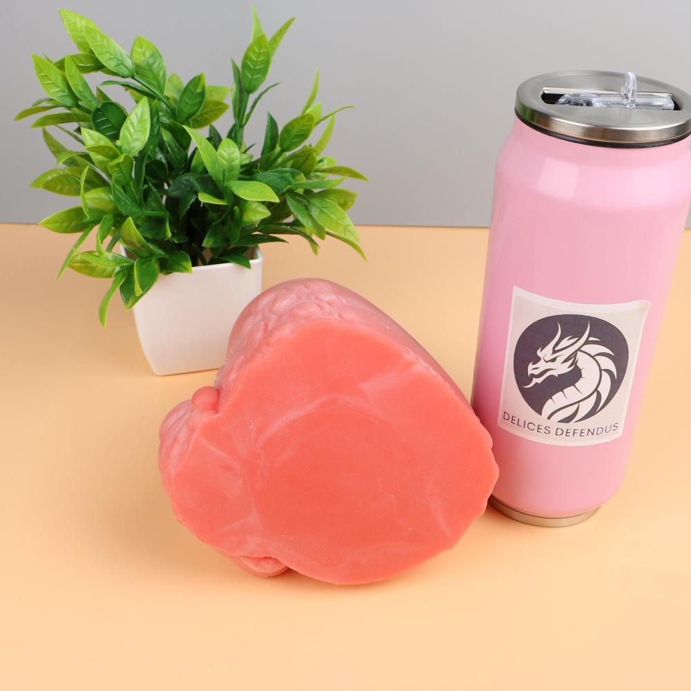Highly detailed furry fleshlight with fox muzzle, perfect for anthro blowjob stimulation and feral hentai stroking – must-have for yiff and bestiality fans