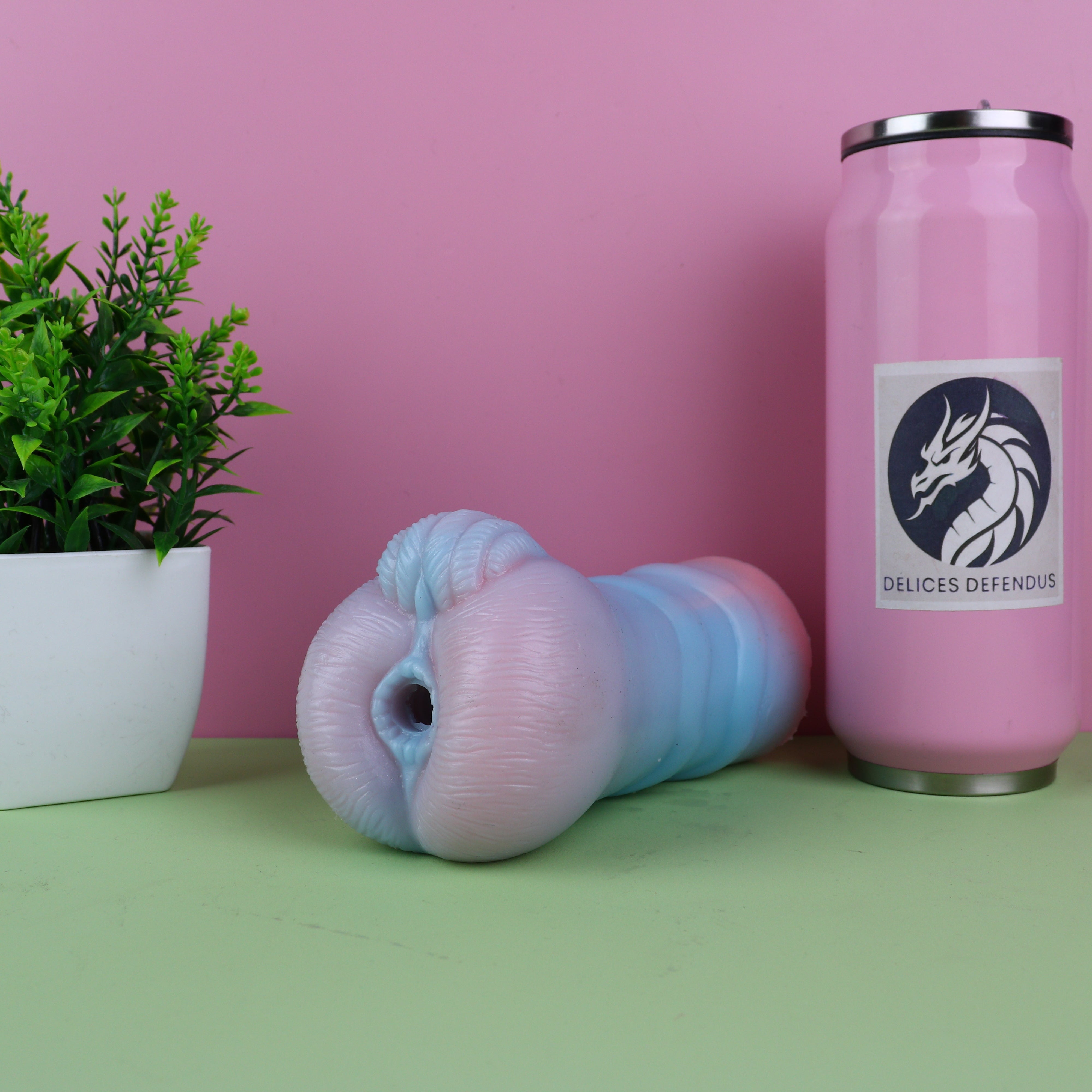 furry fleshlight anus masturbator soft silicone fantasy sextoy detailed textured tunnel male stroker premium quality delices defenus