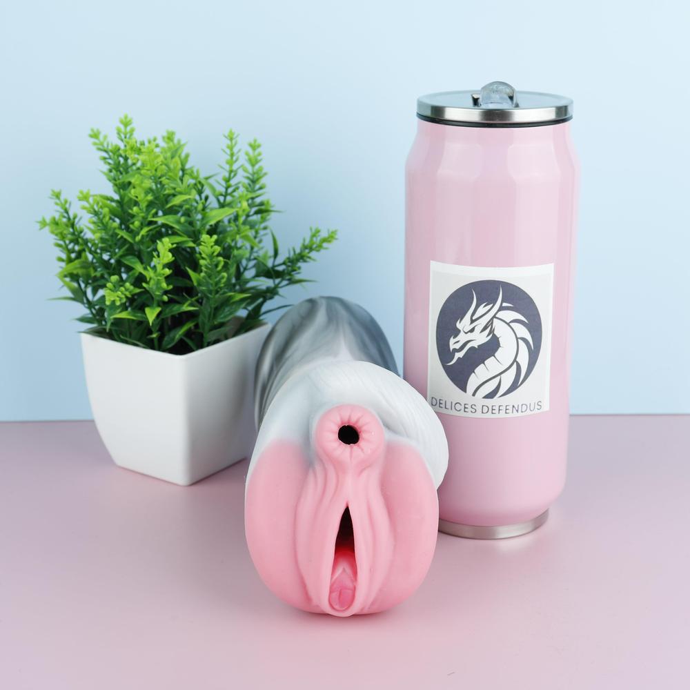 furry fleshlight cow anthro sextoy dual entry with vagina and anus inspired by Melodie Gourmande, fantasy masturbator onahole with realistic soft silicone, bestiality toy, feral porn yiff furry sex toy animal theme fantasy roleplay textured canal