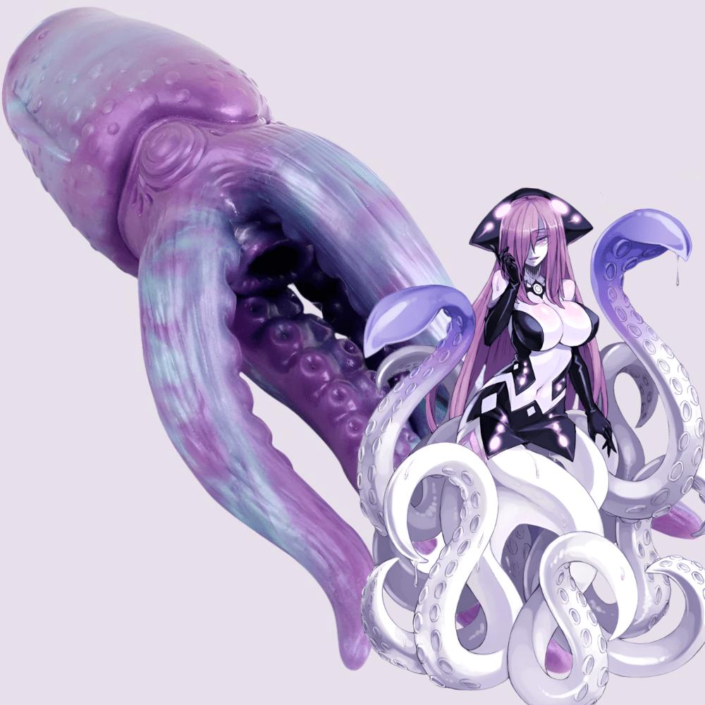 Furry Fleshlight Fantasy Masturbator Animal Stroker Feral with a tentacle queen design, featuring intricate textures and a unique look for yiff, hentai, feral, and bestiality enthusiasts