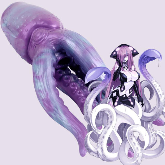 Furry Fleshlight Fantasy Masturbator Animal Stroker Feral with a tentacle queen design, featuring intricate textures and a unique look for yiff, hentai, feral, and bestiality enthusiasts