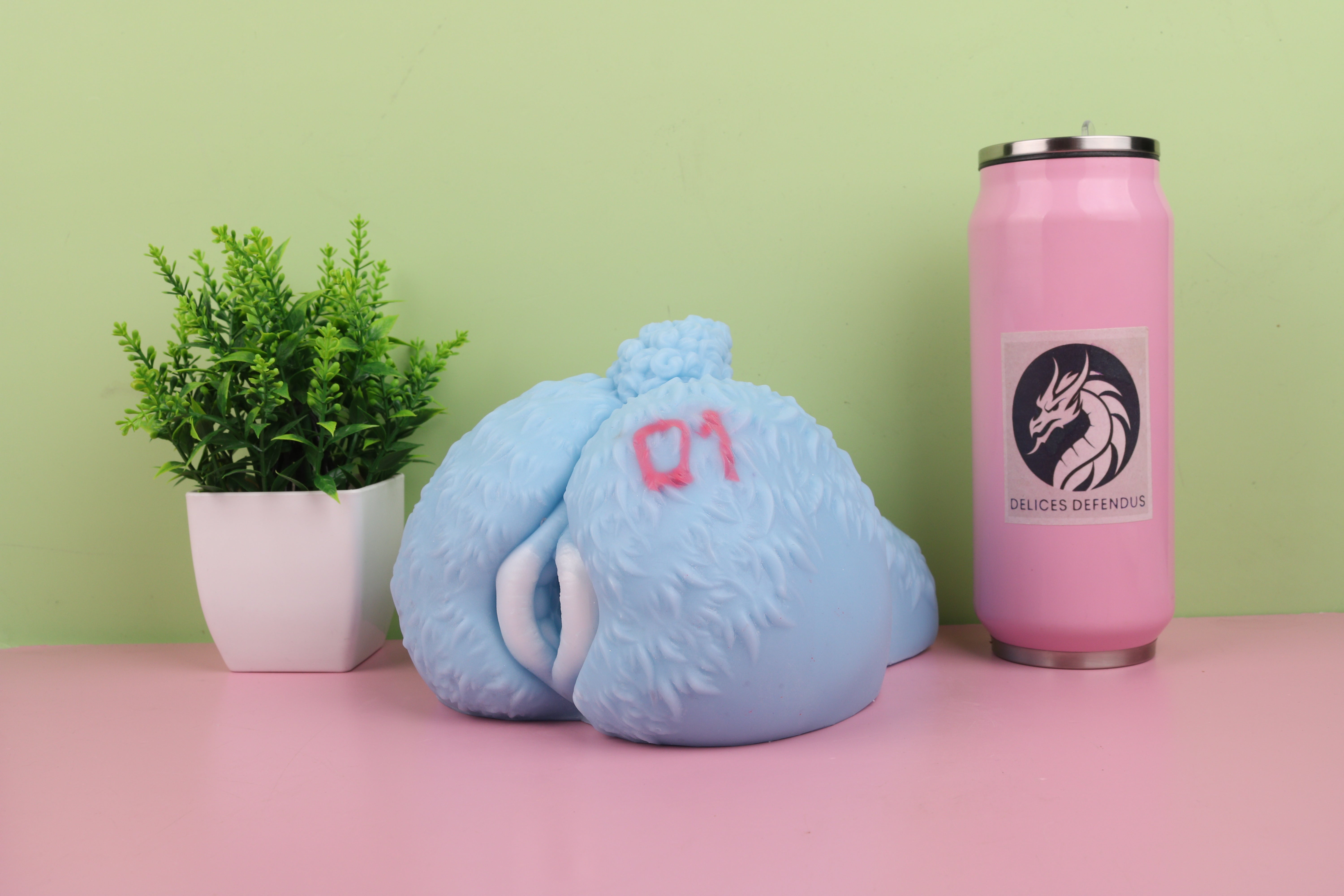 Furry Miku sextoy and furry masturbator style adult toy with anime inspired fantasy design