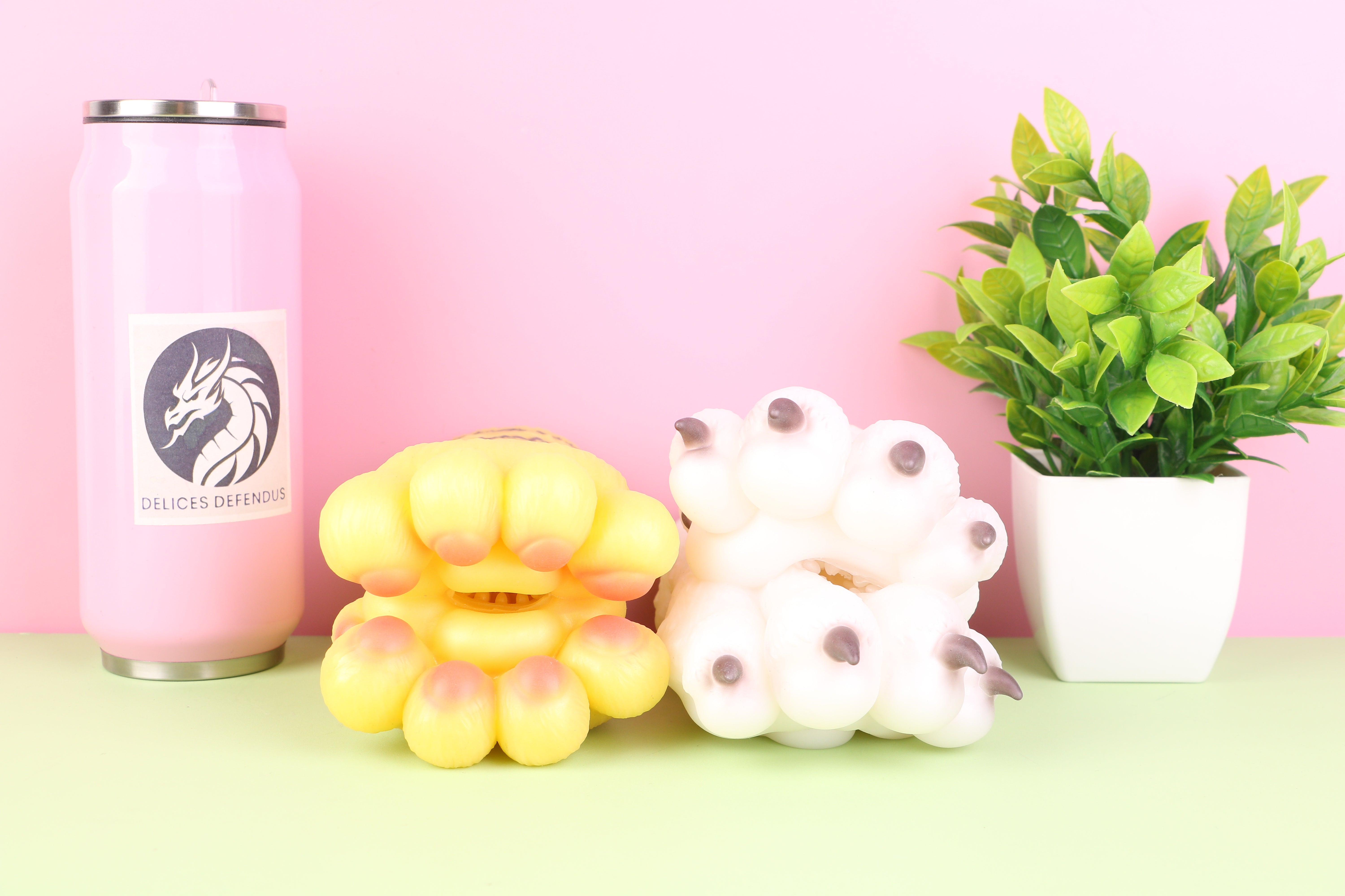 Furry Paw Footjob Masturbator – Loona & Ankha Inspired Furry Feet Toy with Soft Paws, Toe Beans and Tight Sleeve for Foot Fetish Fantasy Pleasure