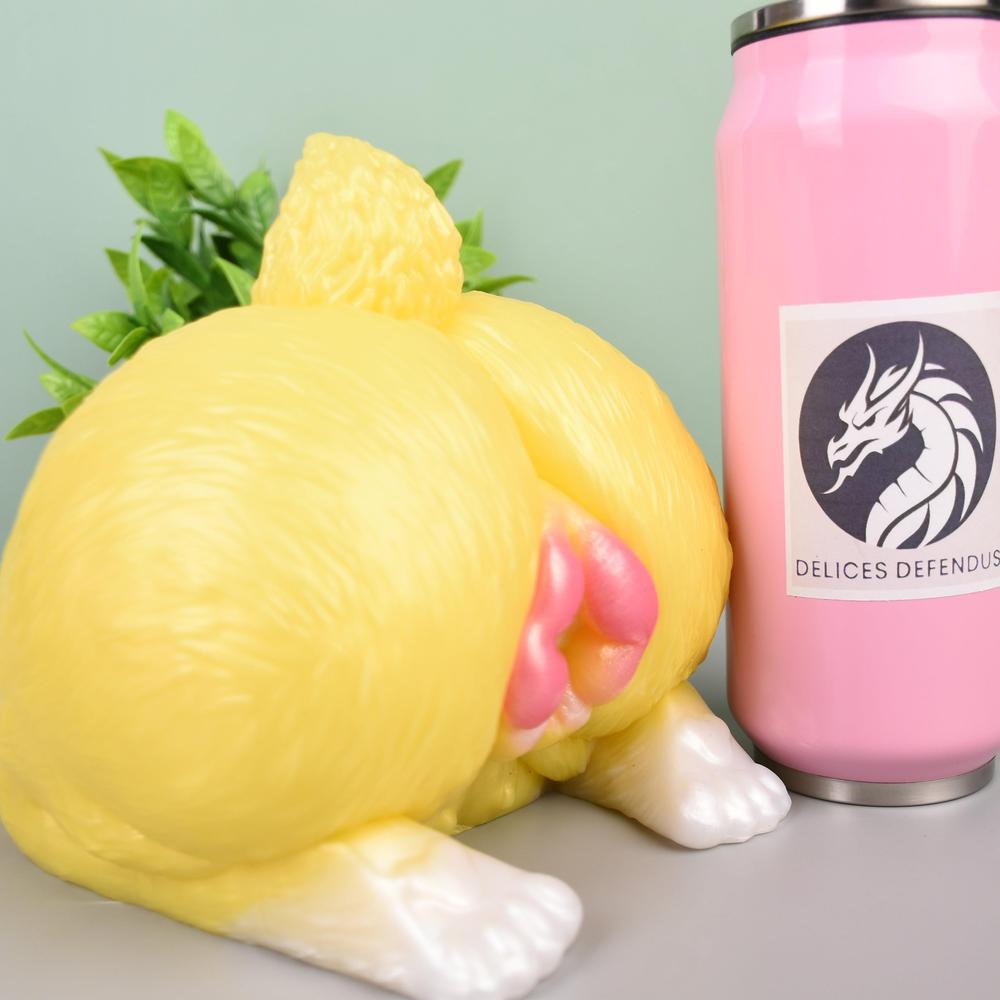 Furry hentai onahole inspired by Renamon from Digimon, realistic fleshlight designed for yiff sex, anthro roleplay, and bestiality kinks