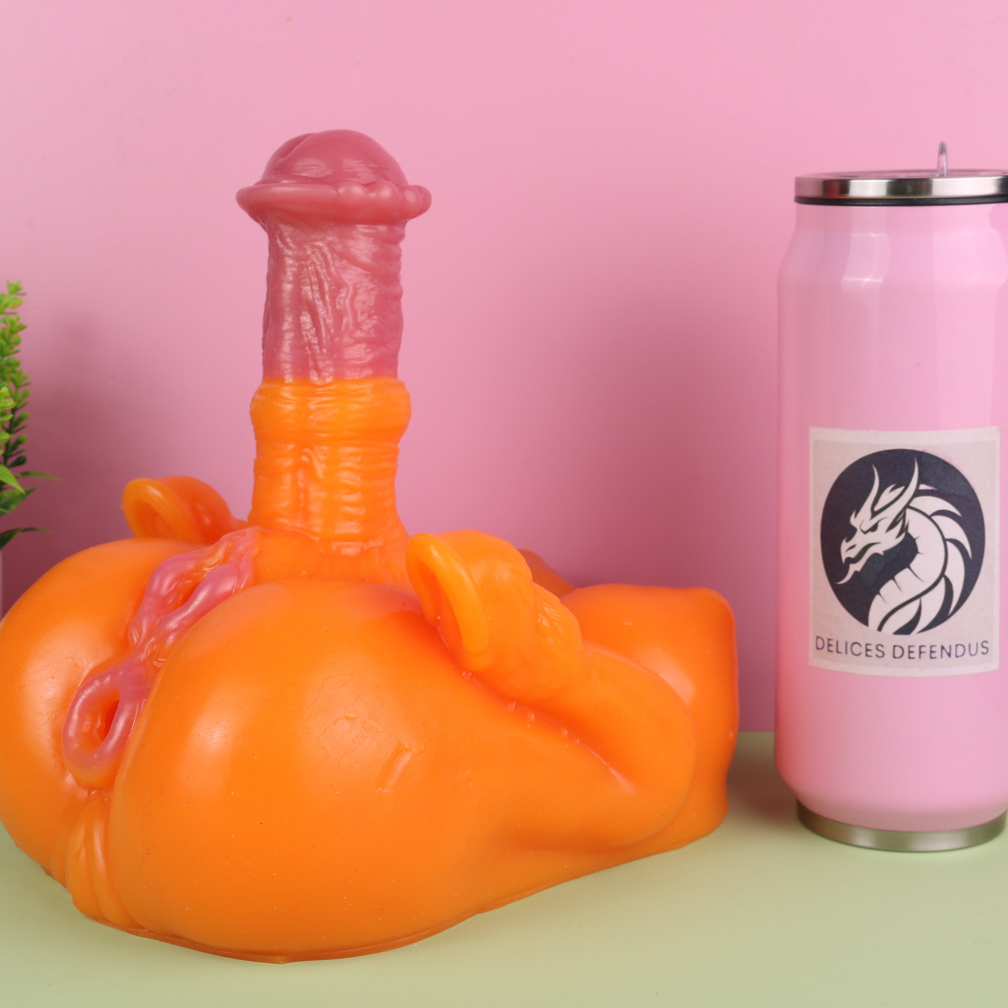 Futa Applejack furry masturbator inspired by My Little Pony, fantasy silicone sextoy with detailed textures, furry onahole style adult toy designed for immersive pony fantasy experiences