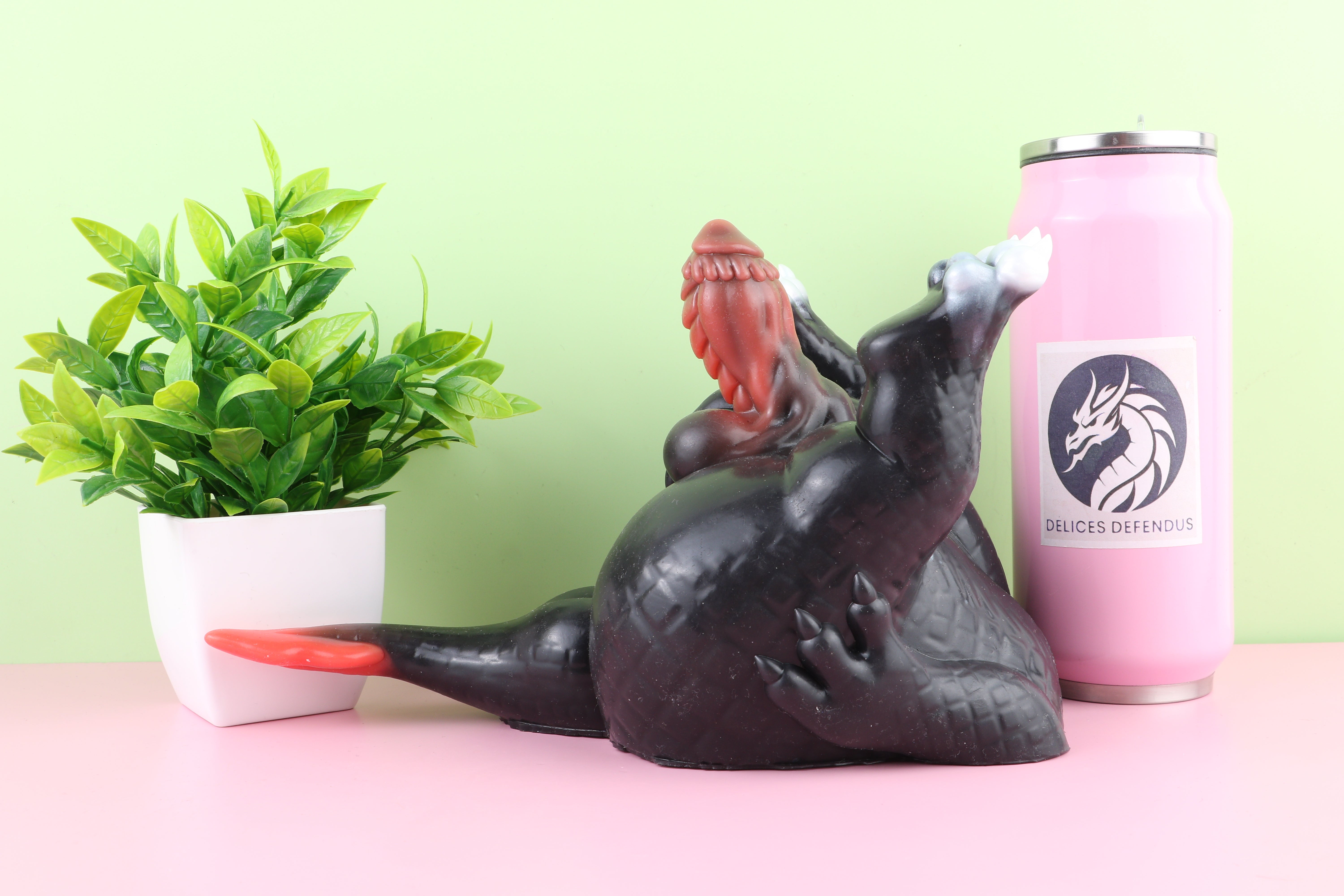 Gay Furry Dragon Toy Sexdoll Fantasy Buttock Masturbator with Timid Ash Dragon Theme Male Dragon Furry Sextoy for Deep Penetrative Fun