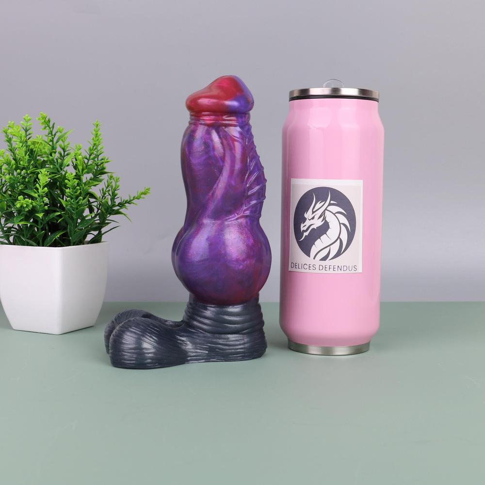 Furry cock sleeve inspired by a sexy kitsune anthro – penis sheath with sleek curves, perfect for yiff hentai fans and feral fox transformation fantasies