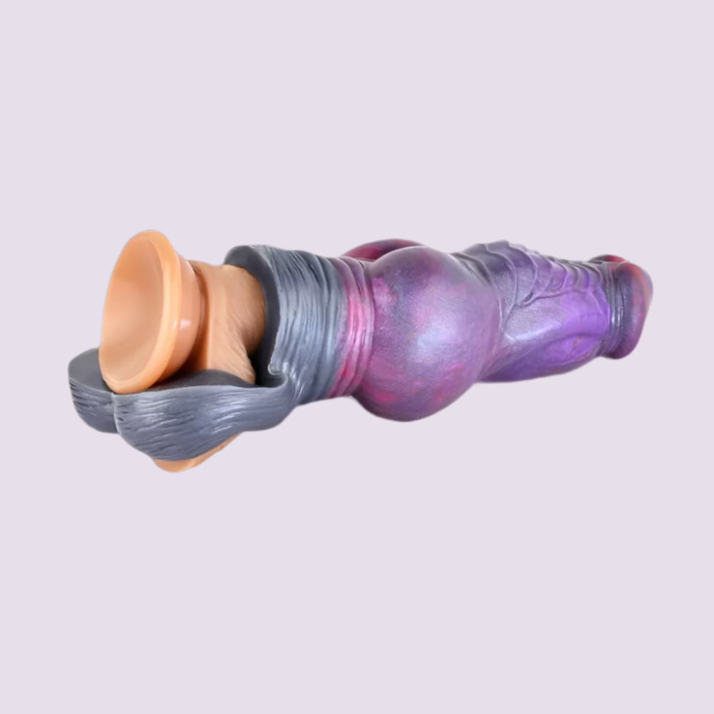 Fantasy furry penis sleeve based on a kitsune yiff cock – ideal for bestiality scenes, anthro sex enhancement and deep furry transformation play