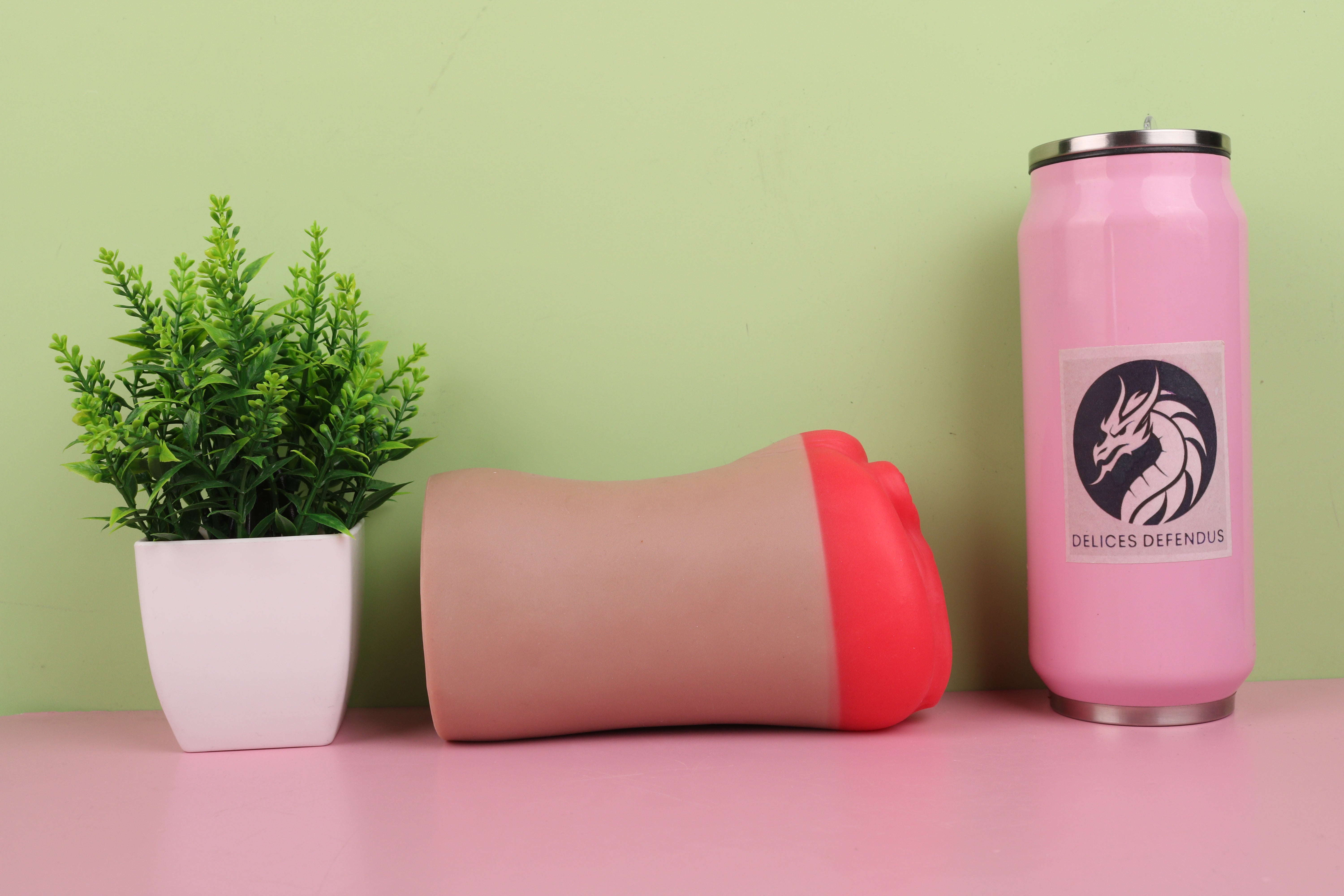 Mare furry masturbator and feral horse sextoy with detailed red equine styling