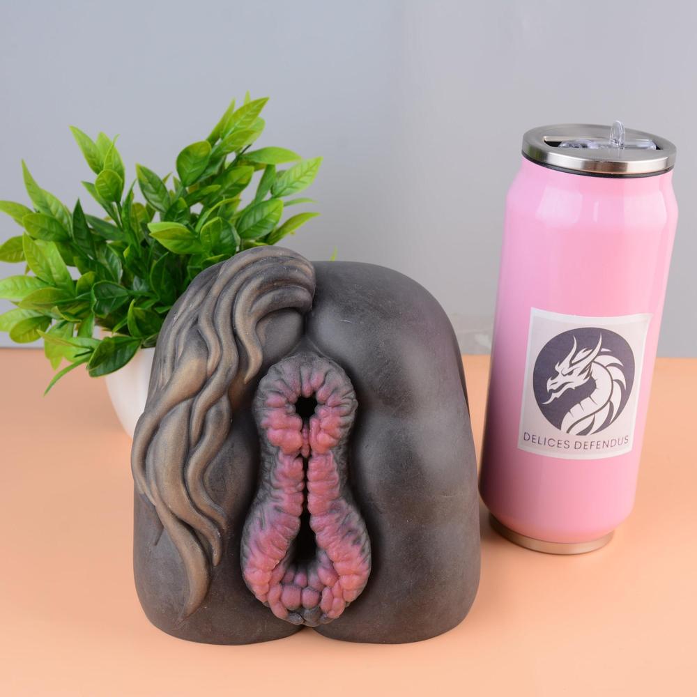 Highly textured furry mare fleshlight with anthro horse design – dual entry sex toy for feral yiff roleplay, bestial creampie scenes and equine pleasure lovers