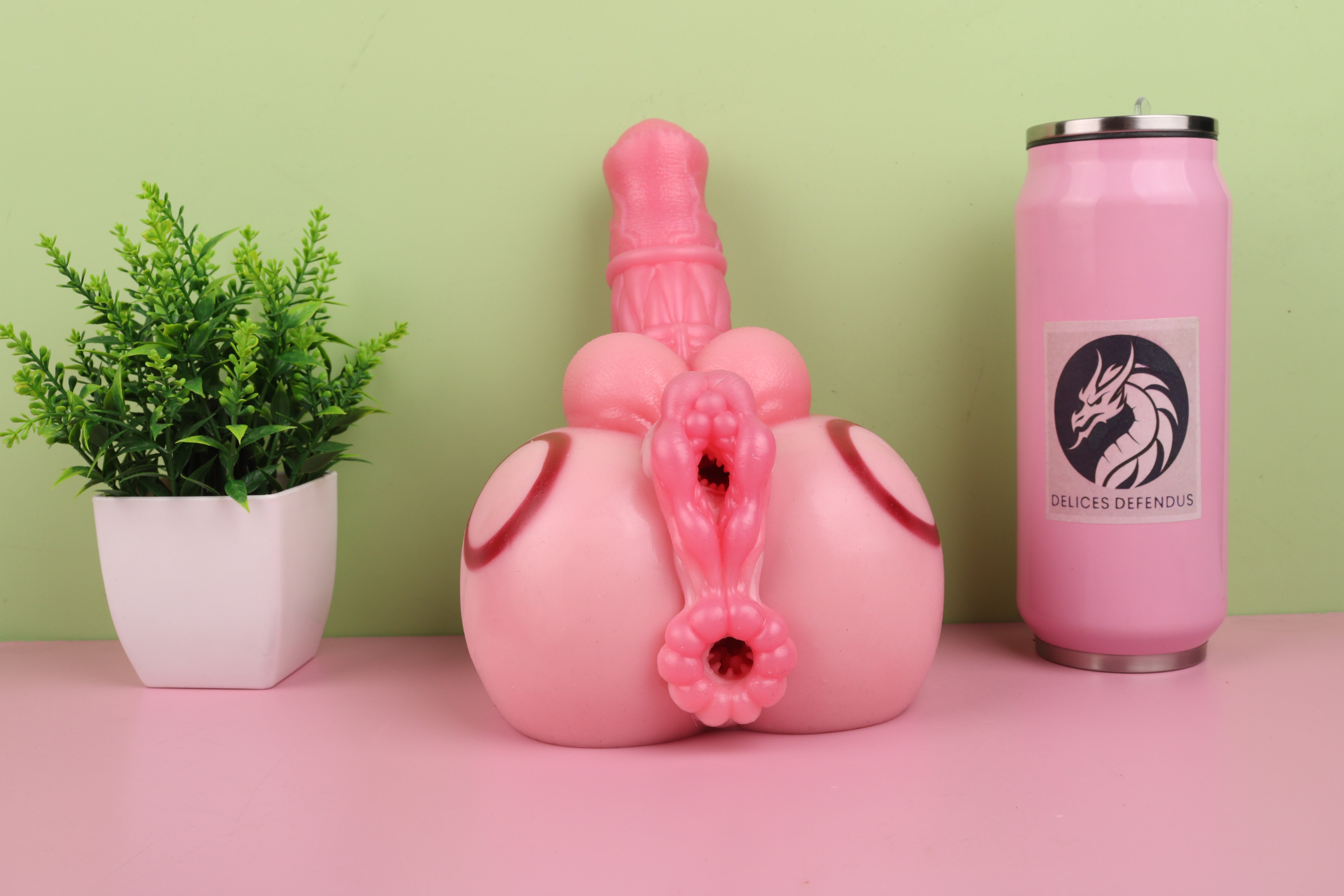 MLP clop inspired Pinkie Pie furry masturbator and futa fantasy pony adult toy