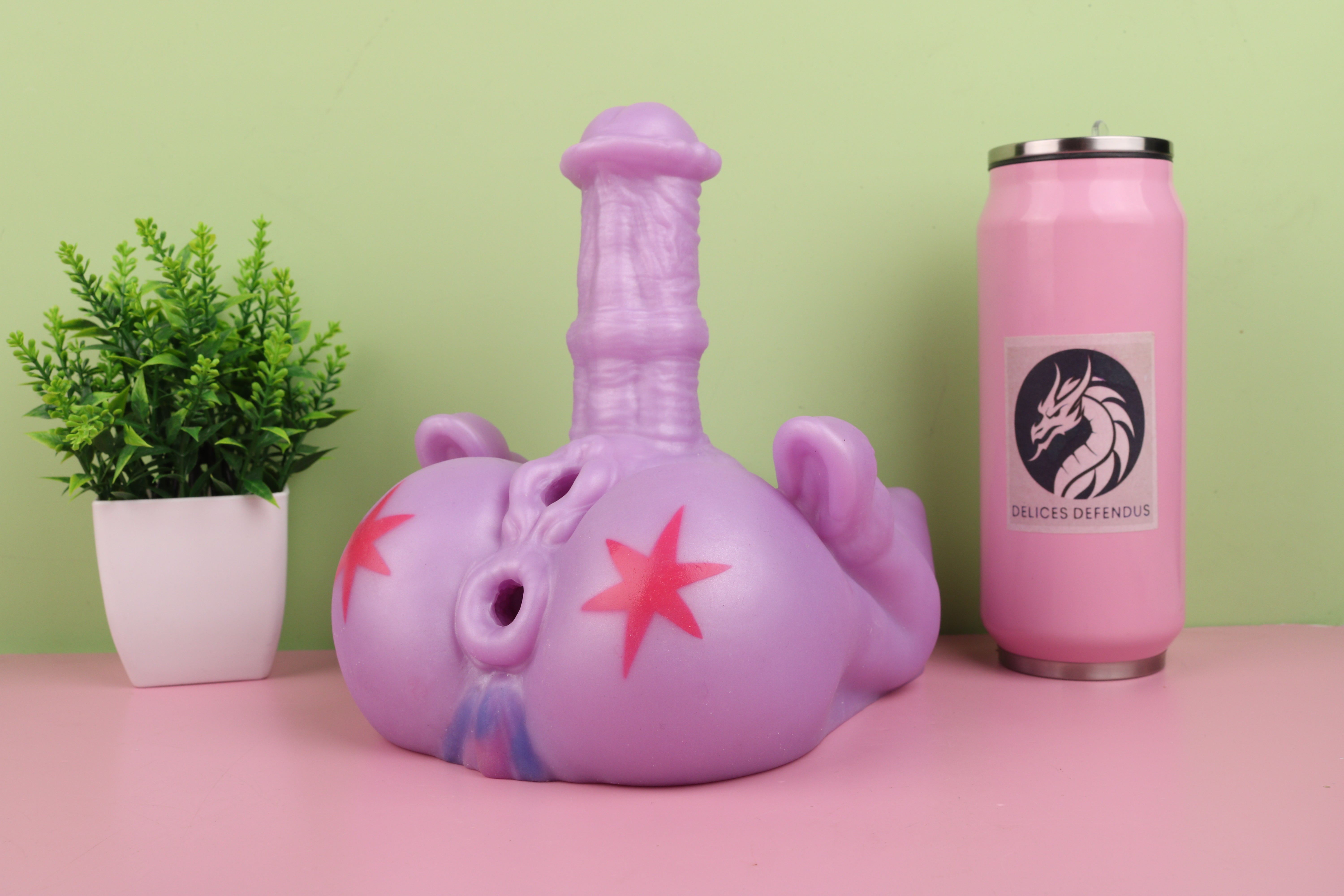 MLP clop inspired Twilight Sparkle futa furry adult toy with purple pony styling