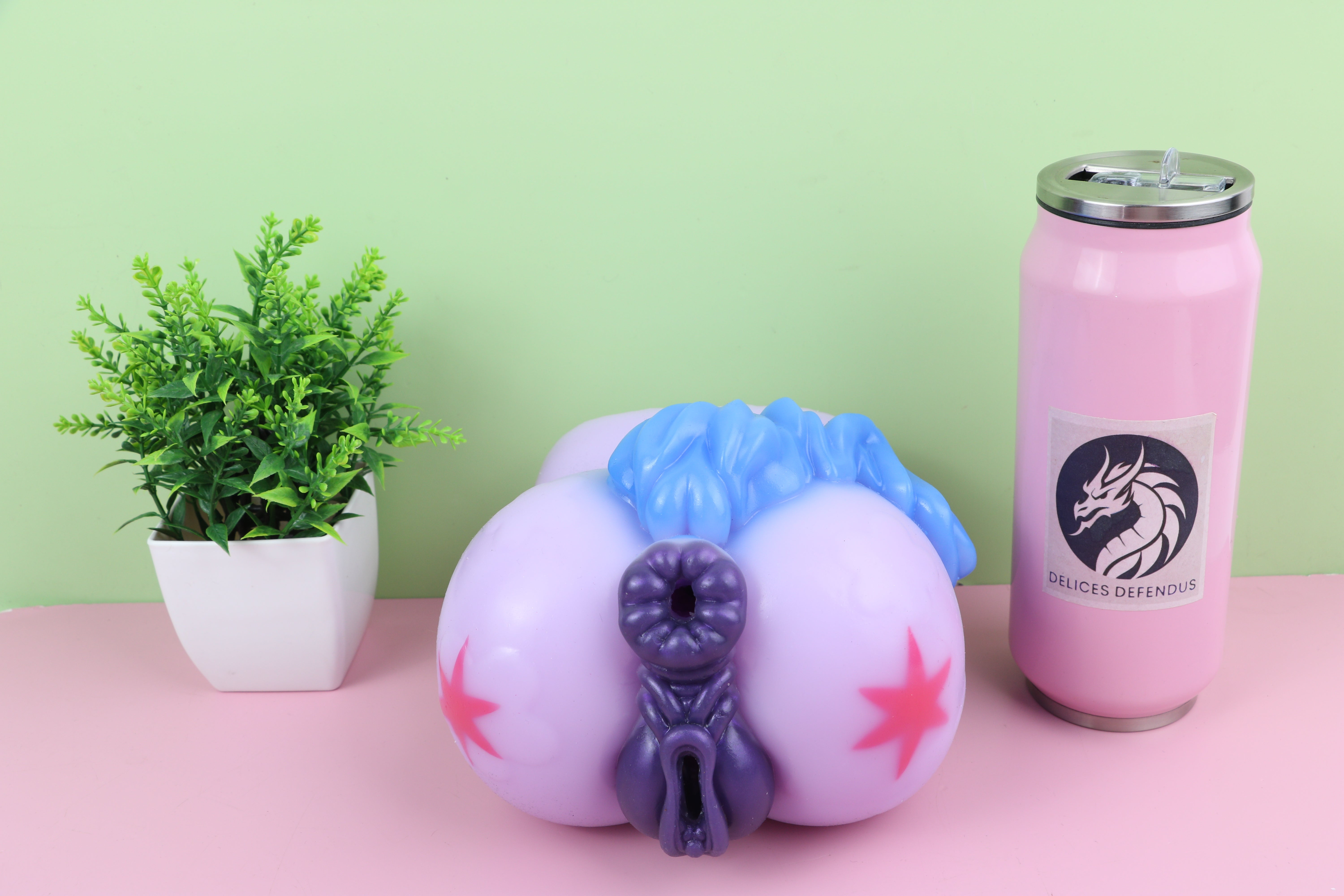 MLP Twilight Sparkle inspired furry pony sextoy, purple unicorn fantasy masturbator with a feral pony inspired design.