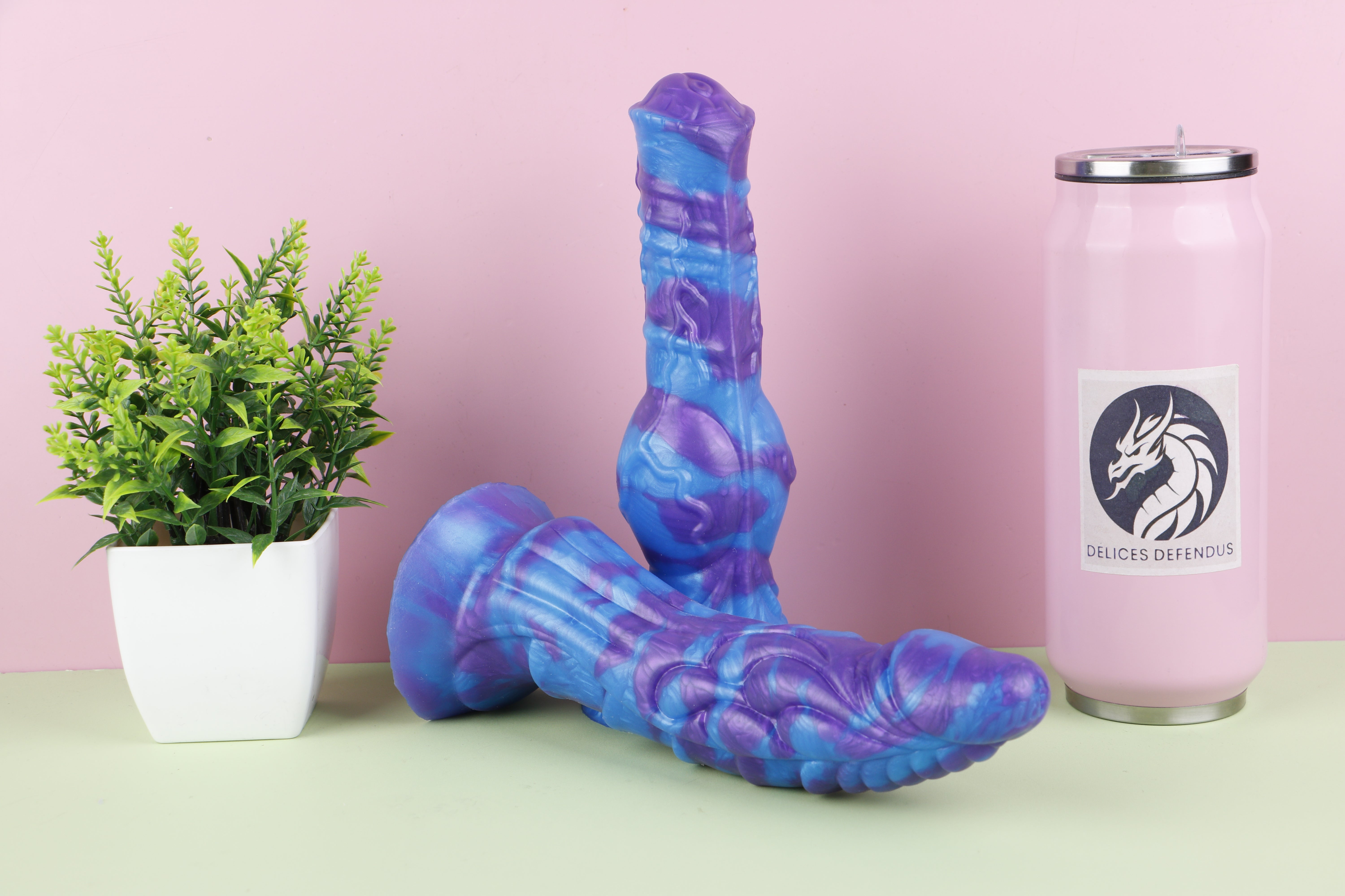 Monster knot dildo from a premium furry fantasy collection made with platinum cure silicone.