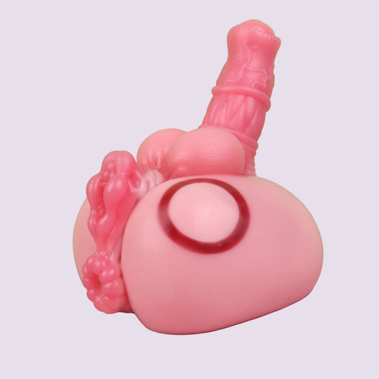 Pinkie Pie inspired futa furry sextoy with colorful MLP clop pony fantasy design