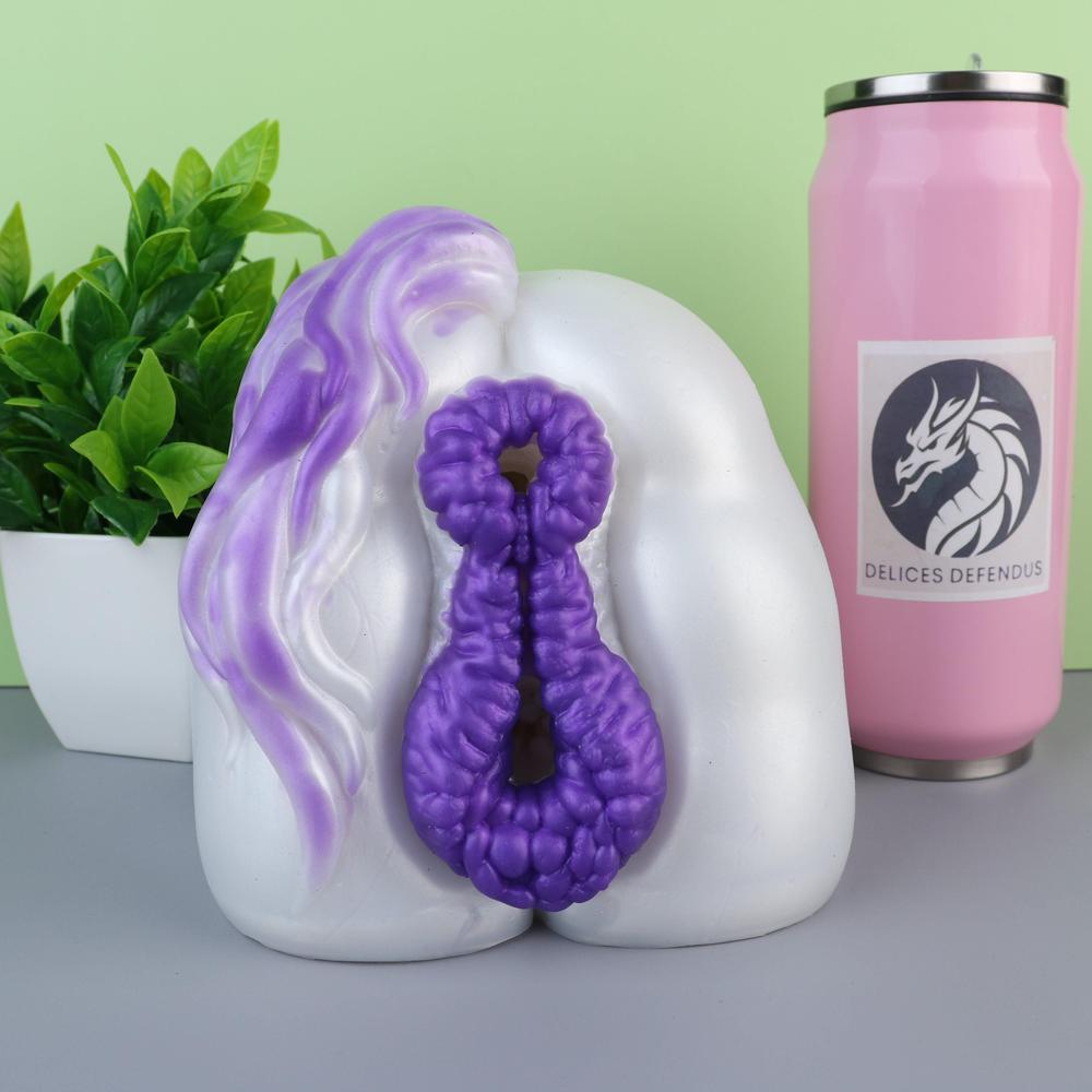Highly detailed furry sex toy inspired by Rarity from My Little Pony with sculpted pony anus and realistic mare vagina, dual-entry design made from premium platinum silicone, ideal for fans of furry porn, MLP porn, mare pussy, anthro yiff scenes and deep penetration roleplay, created by Delices Defendus for extreme immersive pleasure