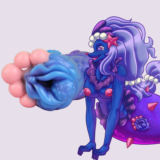 Primarina Pokémon furry fantasy toy with aquatic sea lion inspired design