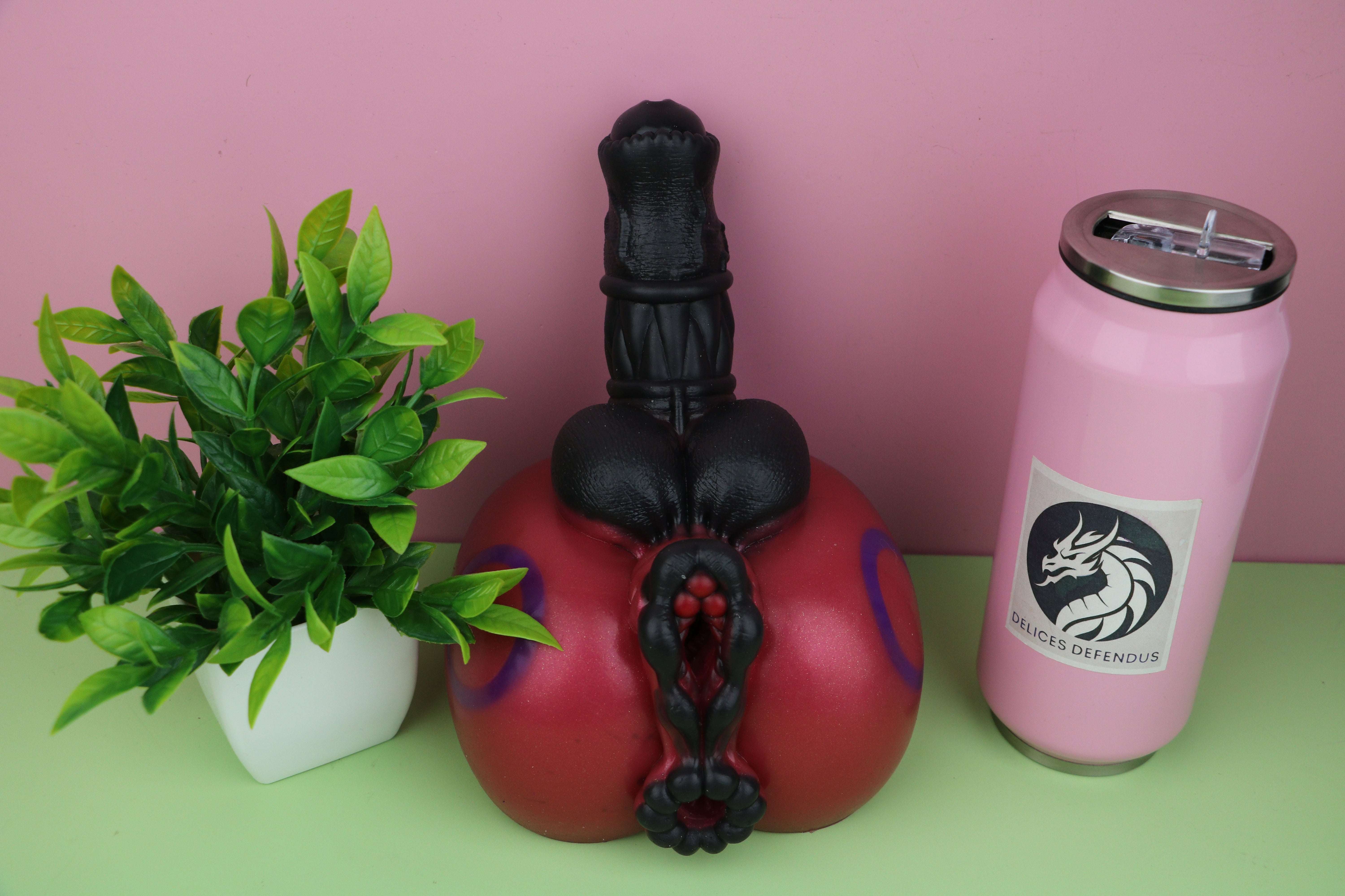 Scalipede Pokemon-Inspired Futa Buttock Sex Toy with Furry Futanari Features, Penetrable Openings and Venemous Horse Cock for Gay Adult Play