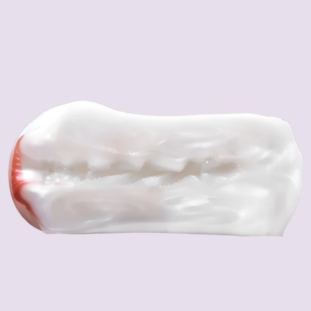 after Lyra the white wolf – single-entry fleshlight with red inner lips and soft snowy coat for bestial hentai lovers