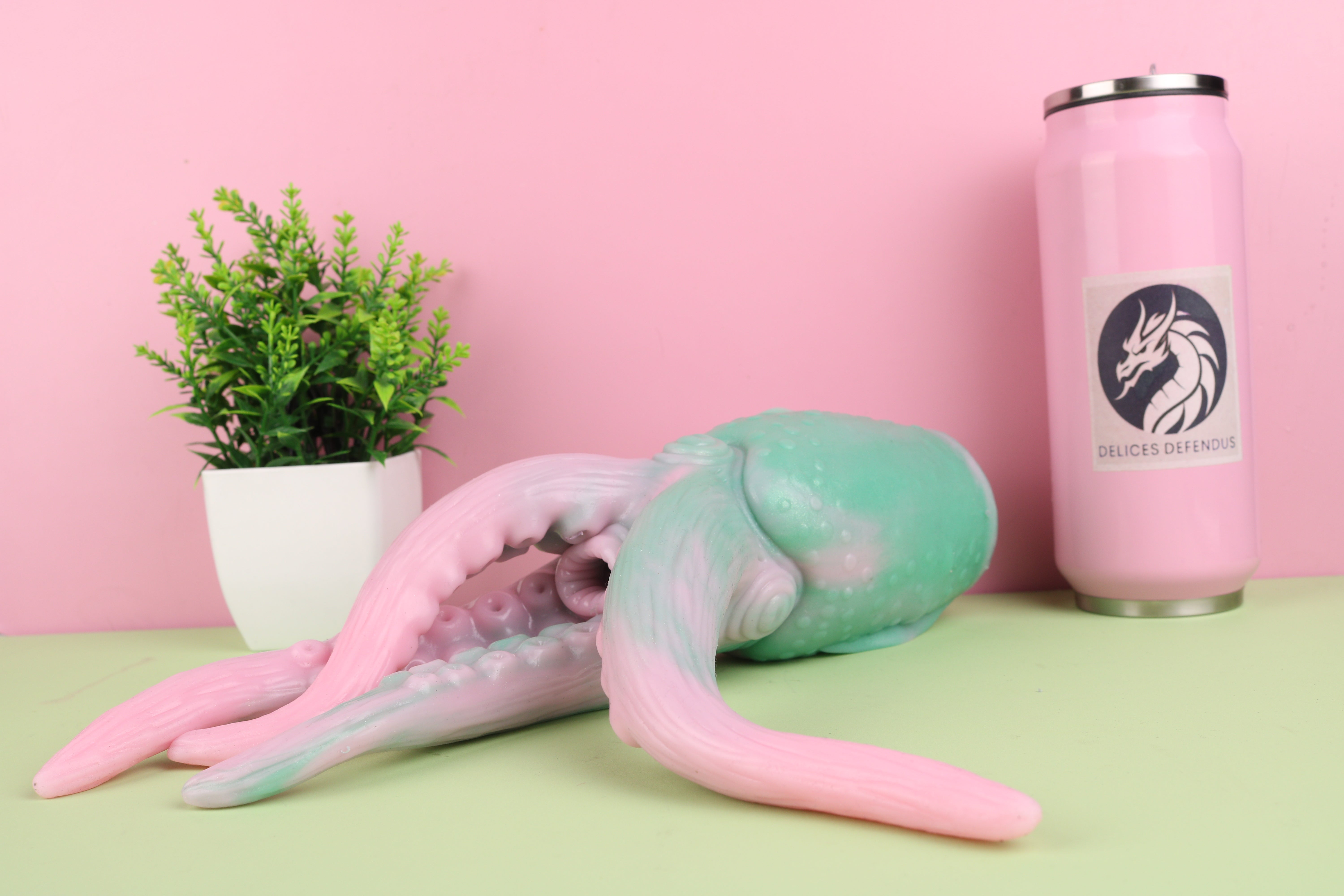 Space octopus furry fantasy toy with cosmic tentacle creature design