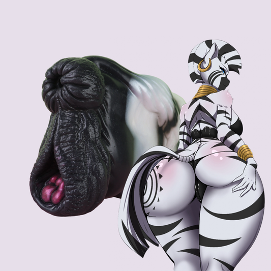 Zecorak furry zebra fantasy toy inspired by Zecora from My Little Pony