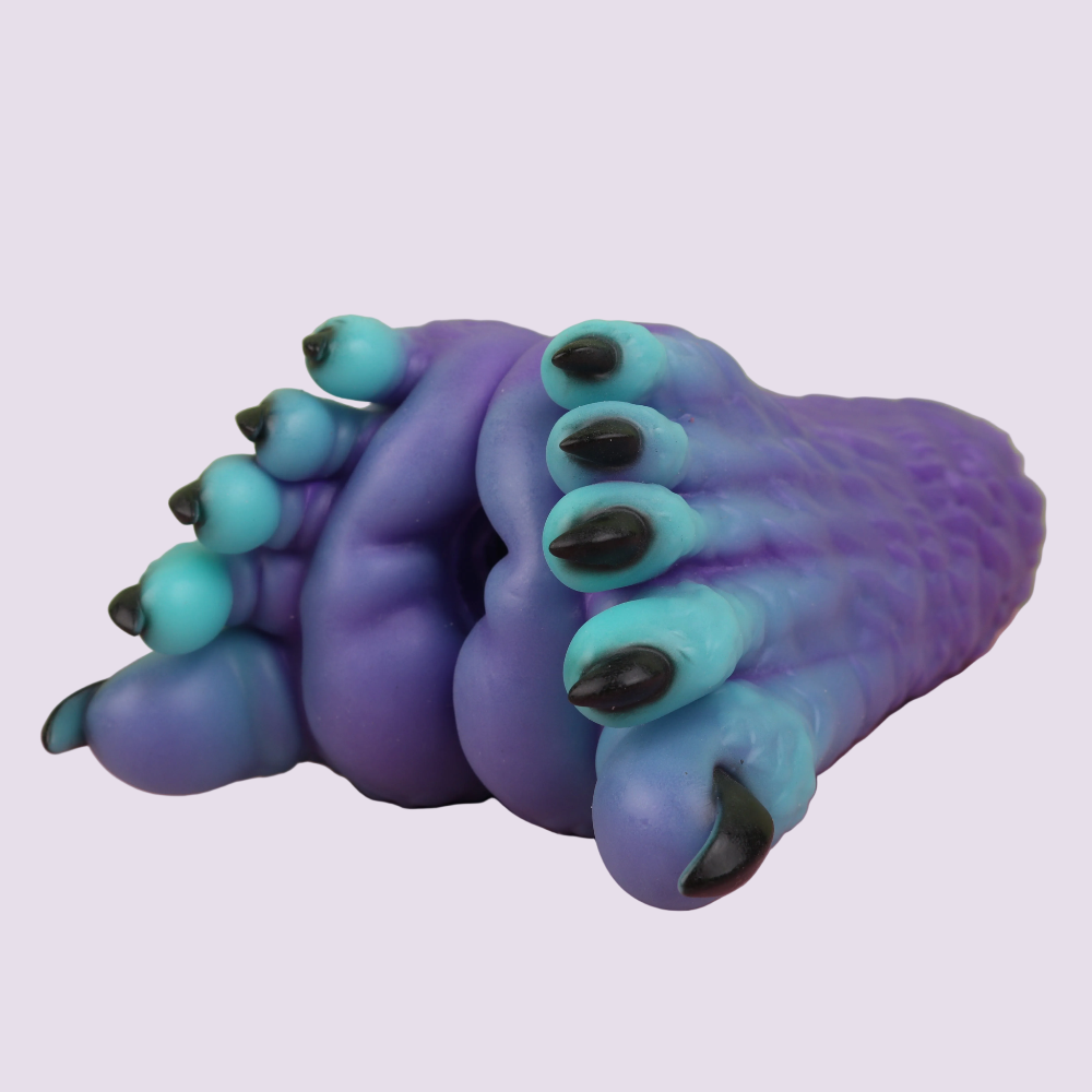 Zorya galactic wolf furry feet toy with detailed paws and dominant cosmic design